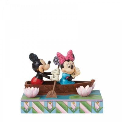 Row-mance is in the Air (Mickey & Minnie in Rowboat Light Up Figurine) 11,5 cm