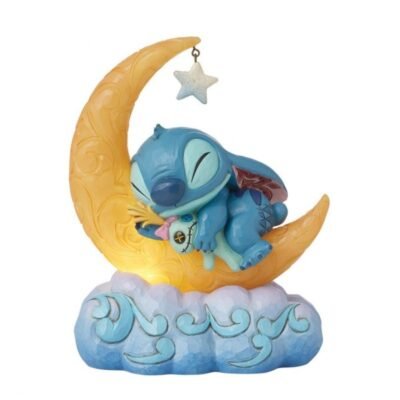 Sweet Dreams (Stitch & Scrump on Light Up Moon Figurine) 19,5 cm