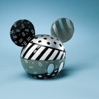 ΜΙΚΥ ΑΣΠΡΟΜΑΥΡΟ Ears Box Britto 10 cm