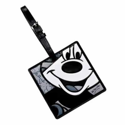 Mickey ΑΣΠΡΟΜΑΥΡΗ ΕΤΙΚΕΤΑ ΒΑΛΙΤΣΑΣ BRITTO 13 cm