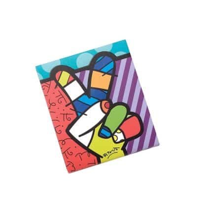 Mickey Peace & Love ΣΗΜΕΙΩΜΑΤΑΡΙΟ Britto 12 cm
