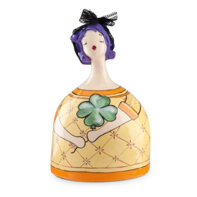 Set 2 Pcs Orange Set Money Box Le Pupazze 16x23 cm