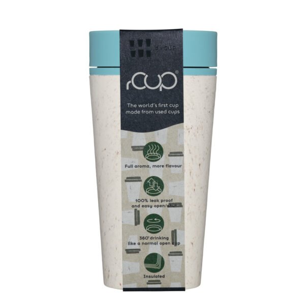 Circular Cup 12oz Άσπρο-Μπλε