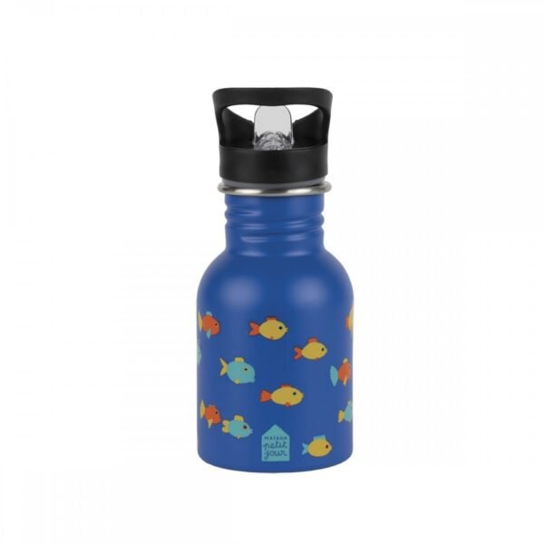 Μπουκάλι Ανοξείδωτο με καλαμάκι 0,35L MARE