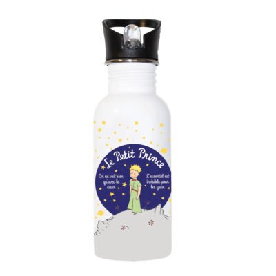 Μπουκάλι Ανοξείδωτο Με Καλαμάκι "Essentiel Invisible" Petit Prince 500 ml 25 cm
