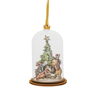 All Together at Christmas (Winnie the Pooh, Piglet, Eeyore & Tigger Hanging Ornament) 9 cm
