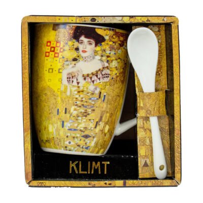 Κούπα Με Κουταλάκι "Adele" Klimt 300 ml 10 cm
