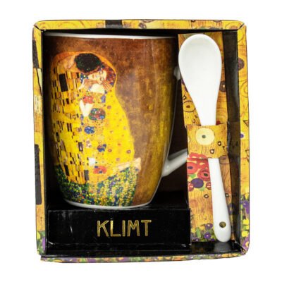 Κούπα Με Κουταλάκι "Le Baiser" Klimt 300 ml 10 cm