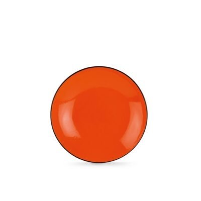 Set 6 Soup Plates Cocorico' Orange 21 cm