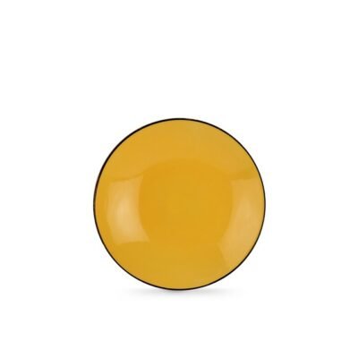 Set 6 Soup Plates Cocorico' Yellow D.22 cm