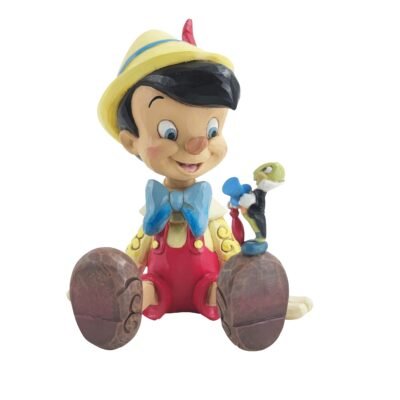 Pinocchio & Jiminy Sitting Figurine 15 cm