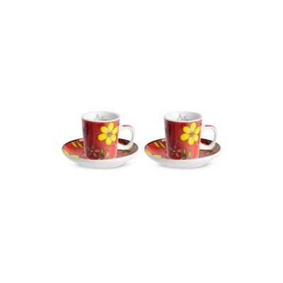 Coffee Set Bellamore Red 2 pcs 100 ml