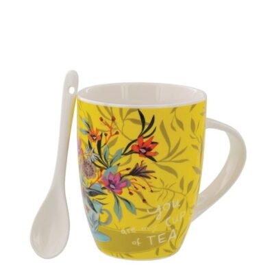 Κούπα Με Κουταλάκι Cup Of Tea 300 ml 13 cm