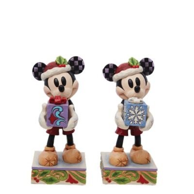 Secret Santa (Mickey Mouse with Gift Figurine) 15,5 cm