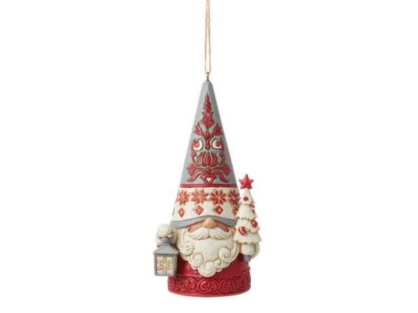 Gnome with Tree Hanging Ornament 11,5 cm