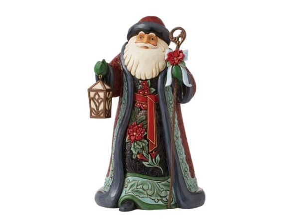 Santa with Cane Figurine 25,5 cm