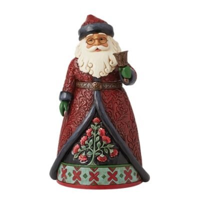 Santa with Bell Figurine 20 cm