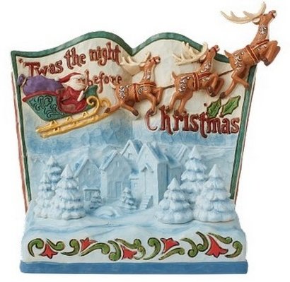 Twas the Night Before Christmas Story Book 16 cm