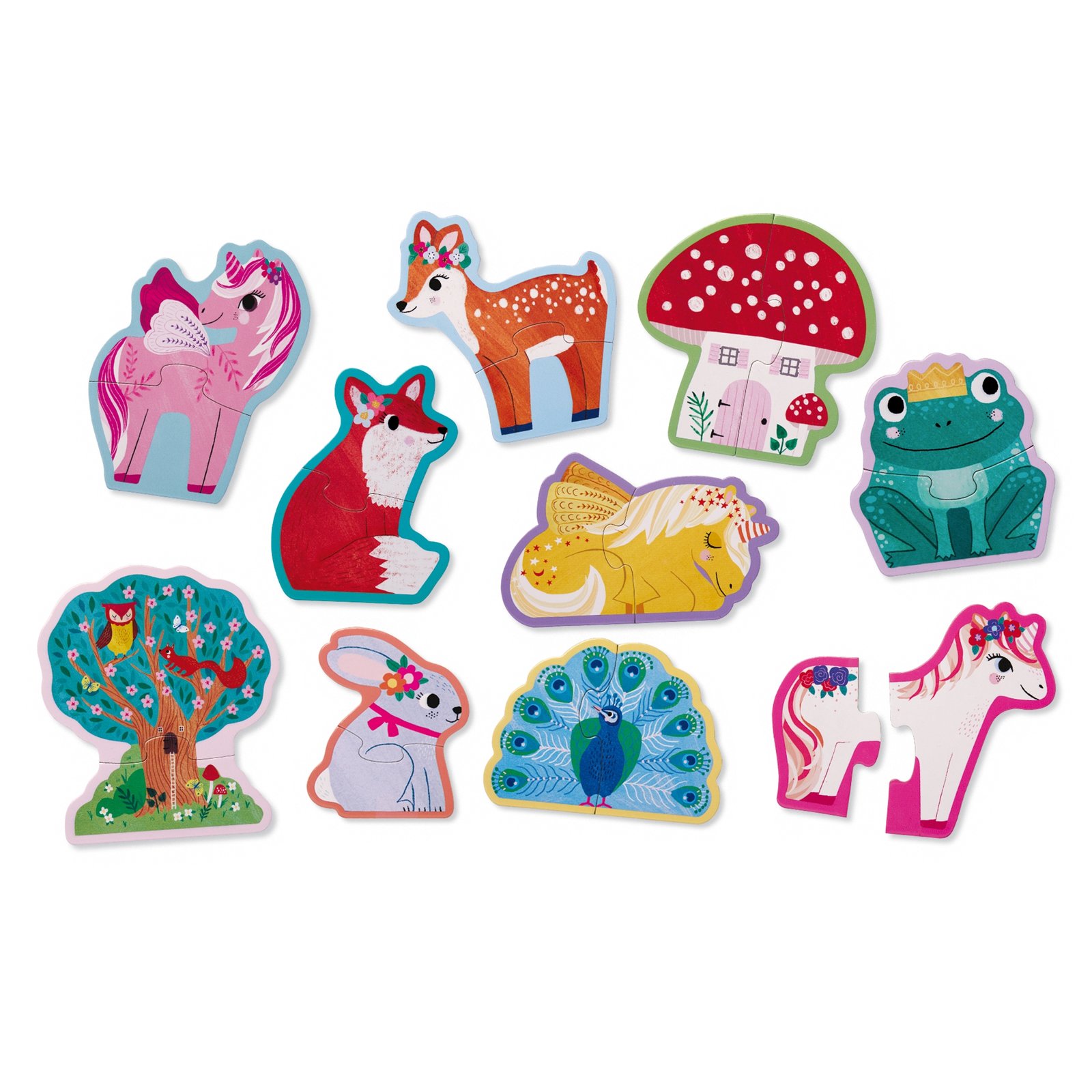 10-pc Beginners Puzzle Unicorn - Image 2