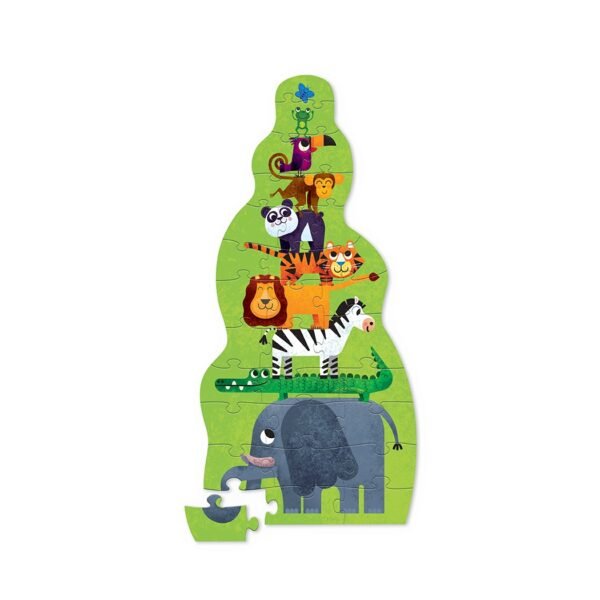 30-pc Tower Puzzle Jungle - Image 2
