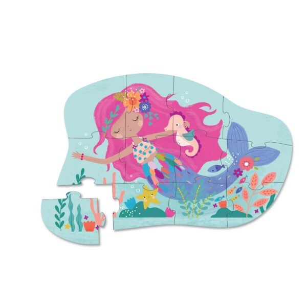 12-pc Mini Puzzle Mermaid - Image 2