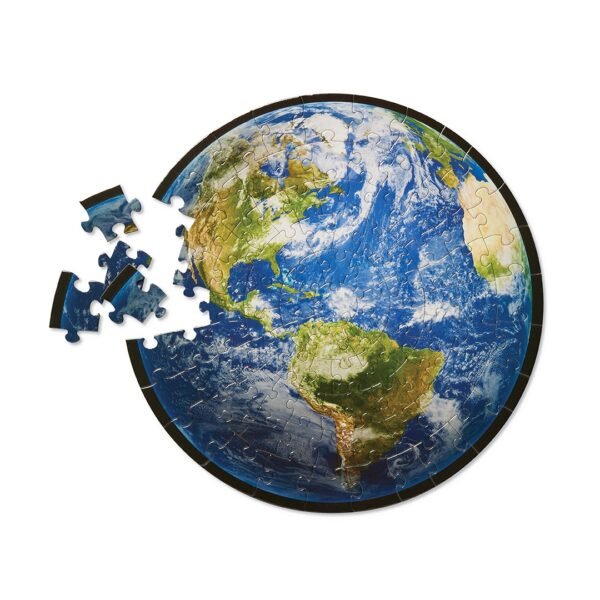 100-pc NASA Tin Puzzle Earth - Image 2