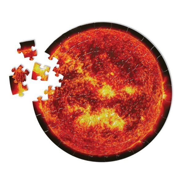 100-pc NASA Tin Puzzle Sun - Image 2