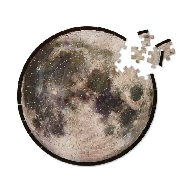100-pc NASA Tin Puzzle Moon - Image 2