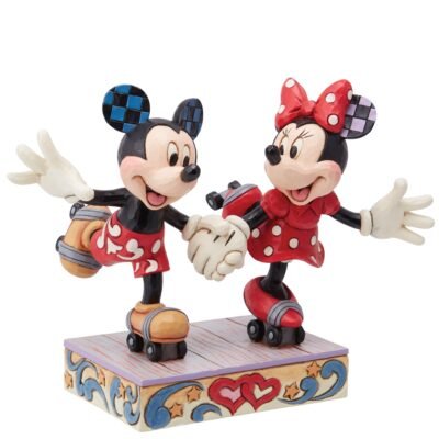 A Sweet Skate (Mickey & Minnie Skating Figurine) 14 cm