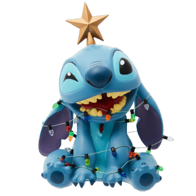 Christmas Stitch Wrapped in Lights Figurine 18,5 cm