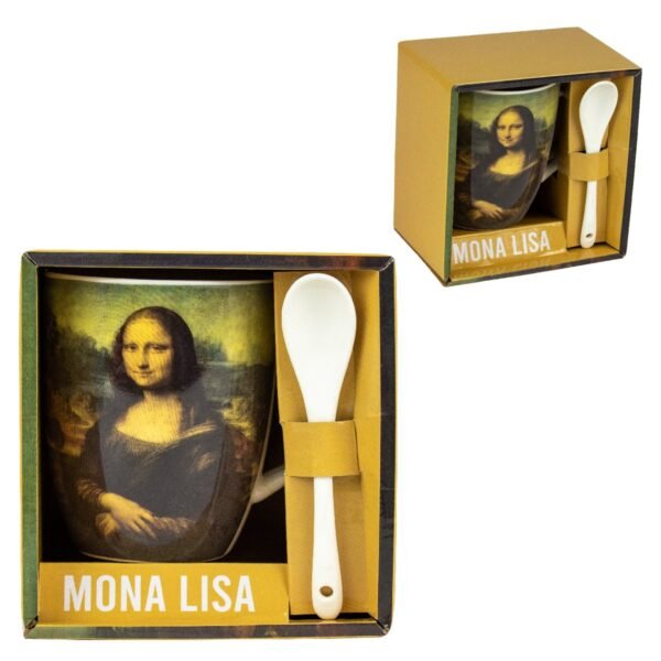 Κούπα Με Κουταλάκι "Mona Lisa" Da Vinci 300 ml 10 cm