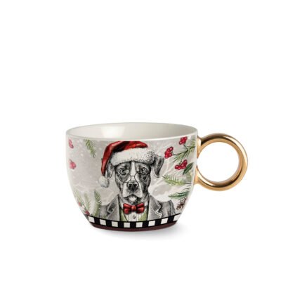 Breakfast Cup Christmas Dog 530 ml