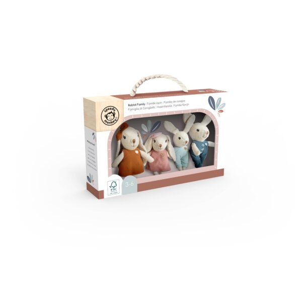 Οικογένεια Rabbit με χαρακτήρες 12 cm - Image 3