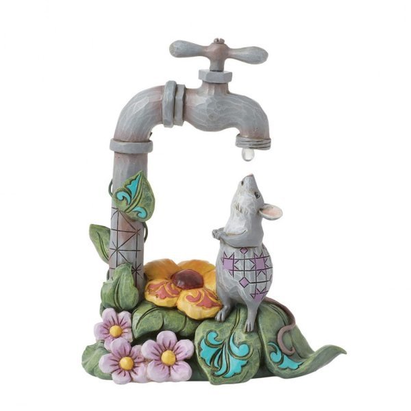 Meadow Refresher (Mouse with Waterdrop Figurine) 15 cm