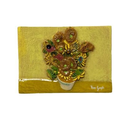 Μαγνήτης Ρητίνης "Tournesols" Van Gogh 5x7 cm