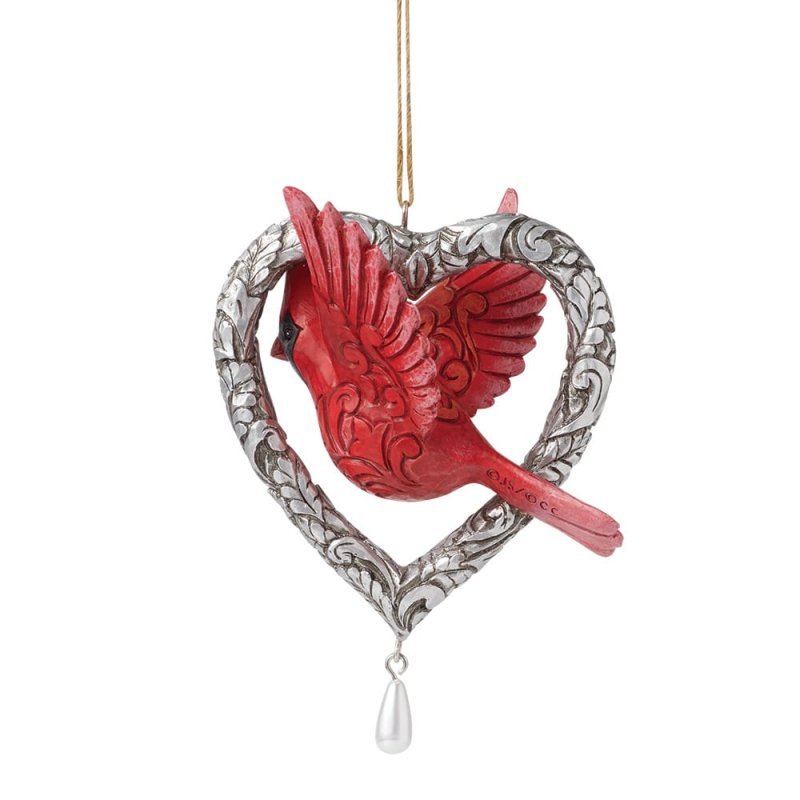 Forever in my Heart Caring Cardinal Hanging Ornament 12,5 cm - Image 3