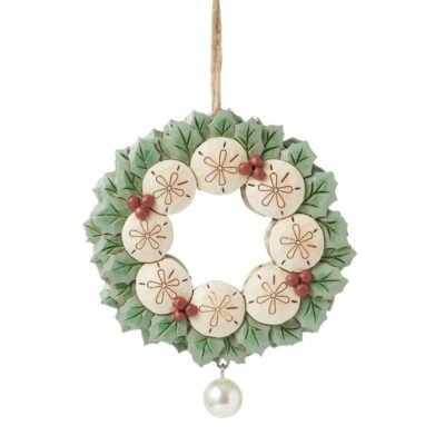 Sand Dollar Wreath Hanging Ornament 15 cm