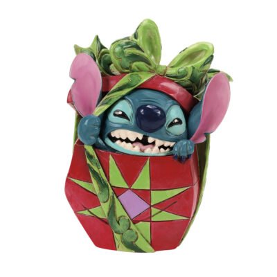 Holiday Mischief (Stitch Tearing Christmas Present Figurine) 12,5 cm