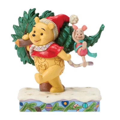 A Tree for Two (Winnie the Pooh & Piglet Christmas Tree Figurine) 16 cm