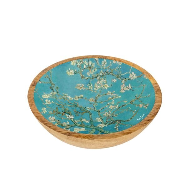 Ξύλινο μπωλ εκτυπωμένο "Les Amandiers" Van Gogh 20 cm