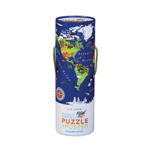 200-pc Puzzle + Poster/World Animals