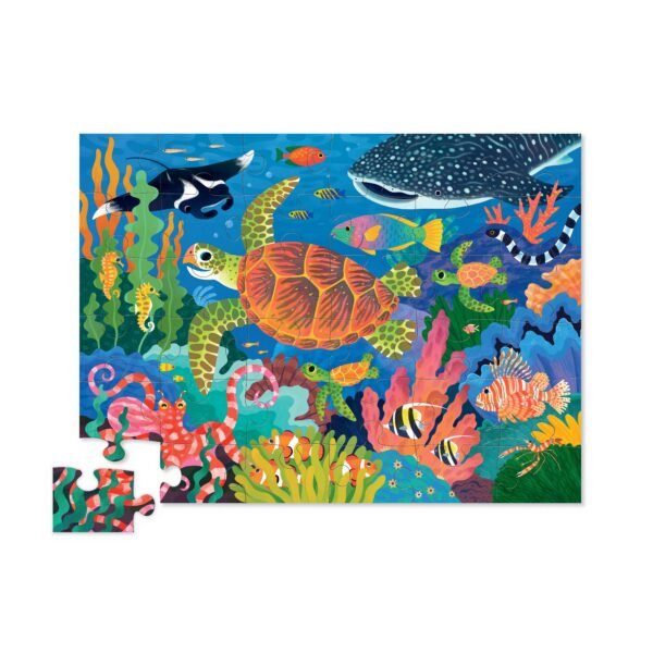 36-pc Shaped Box Foil Puzzle/Sea Turtle - Image 2
