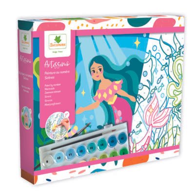 Ζωγραφική με Αριθμούς – Γοργόνες Large