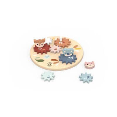 Ξύλινο Παιχνίδι Με Γρανάζια 27x7 cm