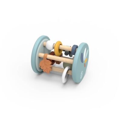 Ξύλινη Κυλιόμενη Κουδουνίστρα 13x16,5 cm