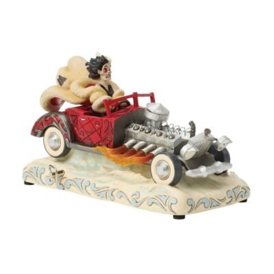 Driving De Vil-Ishly (Cruella in Car Figurine) 12,5 cm