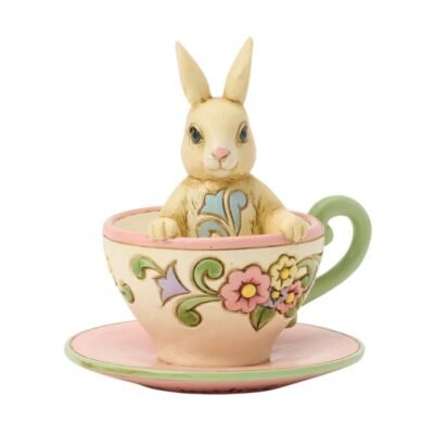 Bunny in Teacup Mini Figurine 9 cm