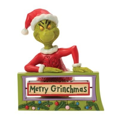 Grinch Rotating Sign 14,5 cm