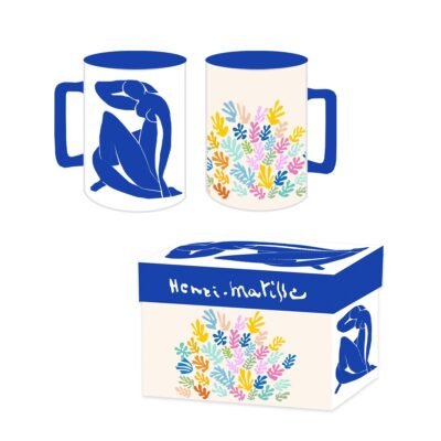 Κούπα Σε Κουτί Δώρου "Nu Bleu" Και "La Gerbe" Matisse 300 ml 13x12 cm