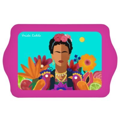 Δισκάκι Μεταλλικό "Αυτοπροσωπογραφία" Frida 21x14 cm
